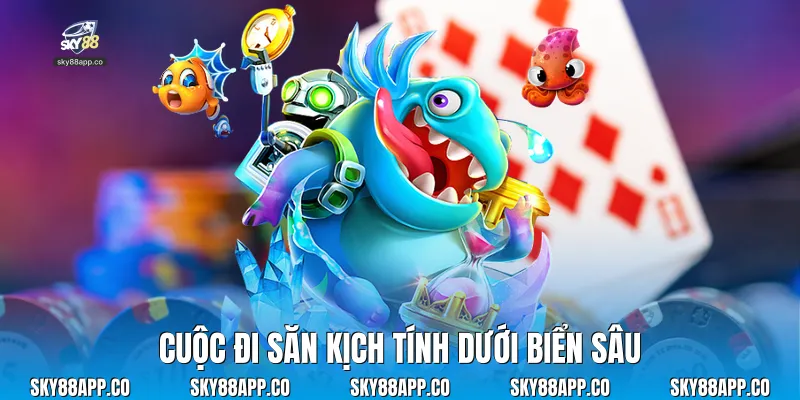 Cuộc đi săn kịch tính dưới biển sâu